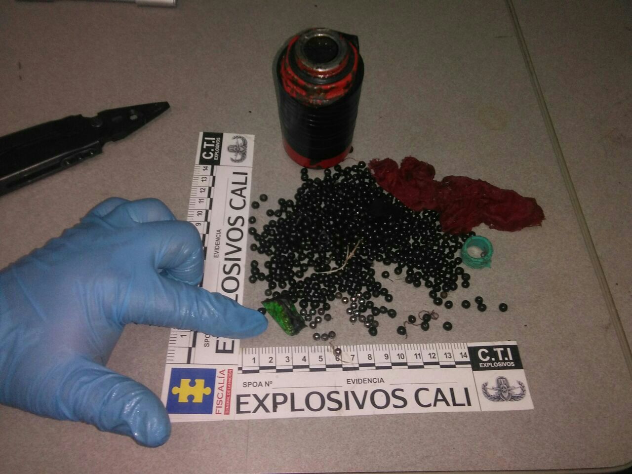 Policía evita detonación de artefacto explosivo en Cali