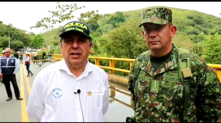 Ejército propone instalar puente militar ante desplome de El Alambrado en la vía que comunica al Quindío con el Valle