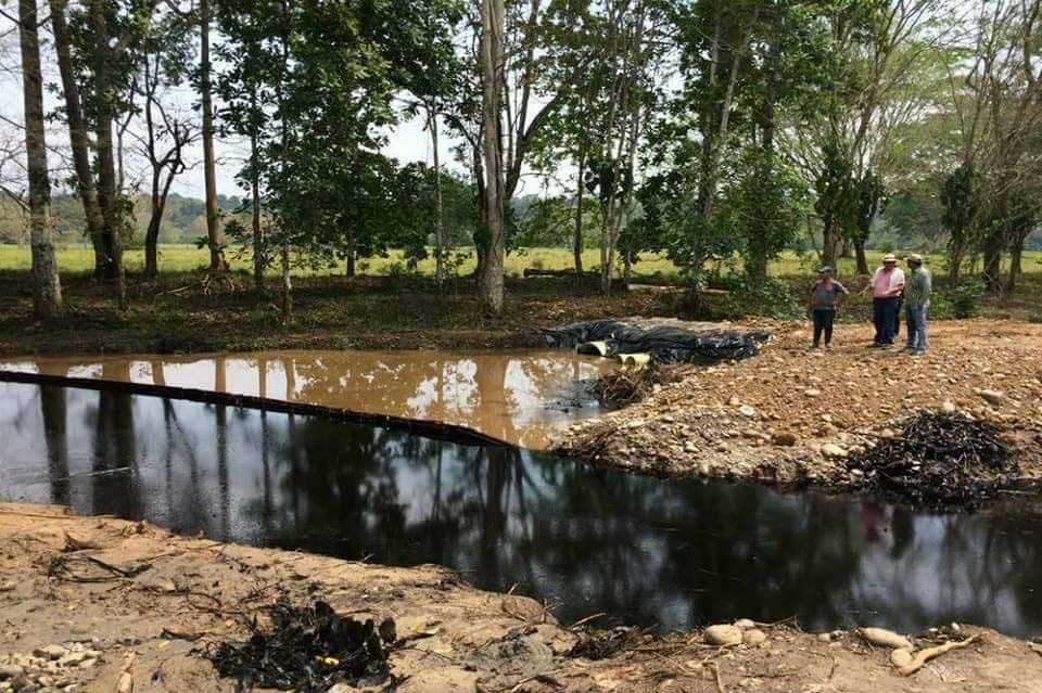 Anuncian investigación por tragedia ambiental causada por derrame de petróleo en la Quebrada La Lizama en Santander