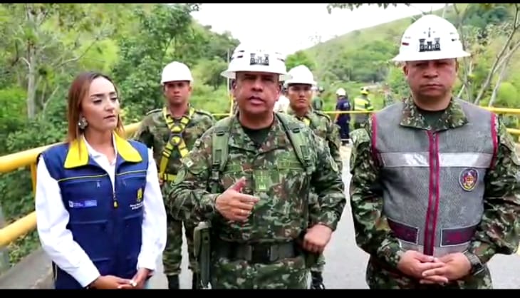 Ejército propone instalar puente militar ante desplome de El Alambrado en la vía que comunica al Quindío con el Valle