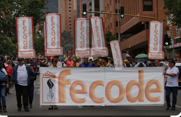 Fecode Realiza Protestas en Rechazo a la Ley Estatutaria de Educación